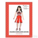 Children Cheerleader Costume - children cheerleader costume - 1    - Leona Party and Home