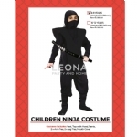 CHILDREN NINJA COSTUME - children ninja costume - 1    - Leona Party and Home