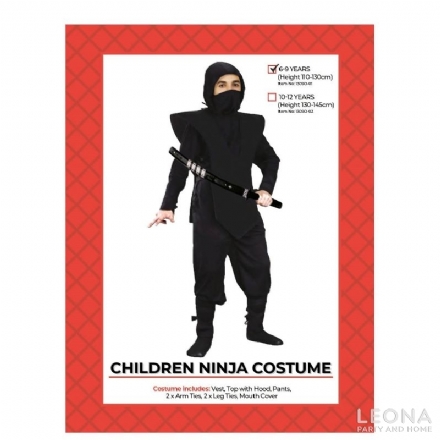 Children Ninja Costume - children ninja costume 202388184633 - 1    - Leona Party and Home