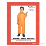 Children Orange Prisoner Costume - children orange prisoner costume - 1    - Leona Party and Home