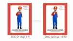 CHILDREN RED PLUMBER COSTUME - children red plumber costume - 2    - Leona Party and Home