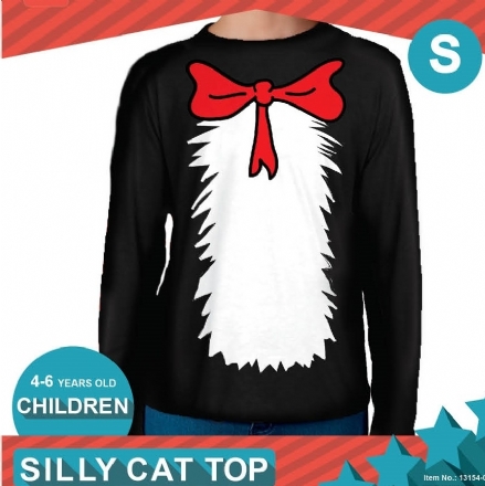 Children Silly Cat Top - Leona Party and Home