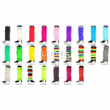 COLOUR LEG WARMER (CHUNKY KNIT) - colour leg warmer chunky knit - 1    - Leona Party and Home