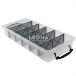 COMPARTMENT STORER 10L 6 SECTION CLEAR - compartment storer 10l 6 section clear - 2    - Leona Party and Home
