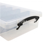 COMPARTMENT STORER 10L 6 SECTION CLEAR - compartment storer 10l 6 section clear - 4    - Leona Party and Home