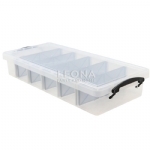COMPARTMENT STORER 10L 6 SECTION CLEAR - compartment storer 10l 6 section clear - 1    - Leona Party and Home