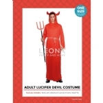 COSTUME ADULT LUCIFER DEVIL 	 - costume adult lucifer devil  - 1    - Leona Party and Home