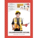 CHILDREN BUILDER COSTUME - costume children builder - 1    - Leona Party and Home