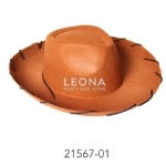 COWBOY CHARACTER HAT WITH STRING - cowboy character hat with string - 2    - Leona Party and Home