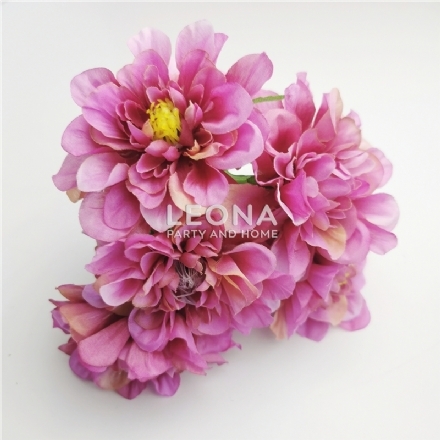 Dahlia Bunch - Hot Pink (24cm) - Leona Party and Home