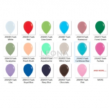 Decorator quality (Sempertex)-30cm-bag 100-fashion colour - Leona Party and Home