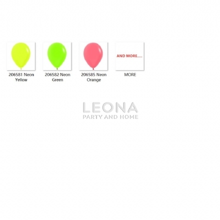 Decorator quality (Sempertex)-30cm-bag 100-neon colour - Leona Party and Home