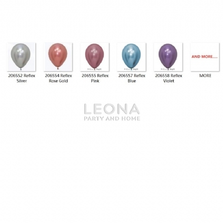 Decorator quality (Sempertex)-30cm-bag 50-reflex colour - Leona Party and Home