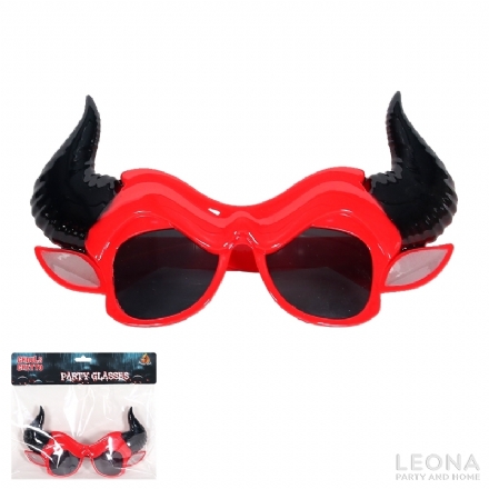 DEVIL HORN GLASSES - Leona Party and Home