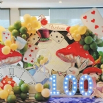 DPK048 Alice in Wonderland Princess Rabbit Cut-out - dpk048 alice in wonderland princess rabbit cut out - 5    - Leona Party and Home