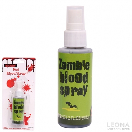 FAKE BLOOD SPRAY-RED - Leona Party and Home