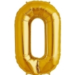FOIL BALLOON 86CM NUMBERS GOLD - foil balloon 86cm numbers gold - 2    - Leona Party and Home