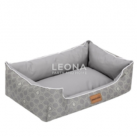 FREMANTLE WALLED OXFORD PET BED 70X50X20CM GREY - fremantle walled oxford pet bed 70x50x20cm grey - 1    - Leona Party and Home