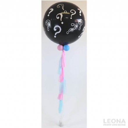 Gender Reveal Decoration G - gender reveal decoration f confetti filled - 1    - Leona Party and Home