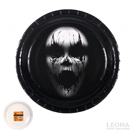 GHOUL FACE DESSERT PLATES - Leona Party and Home