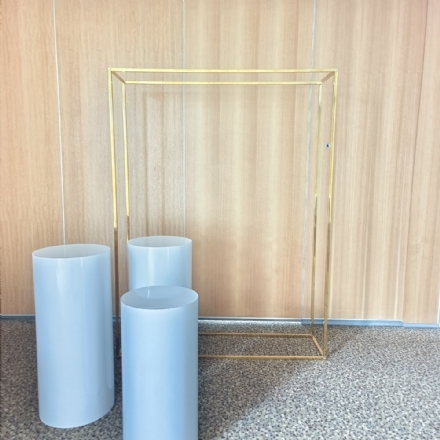Gold Frame Backdrop - Leona Party and Home