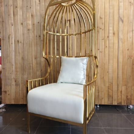 GOLDEN CAGE CHAIR - Leona Party and Home