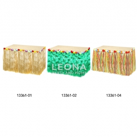 HAWAIIAN TABLE SKIRT - hawaiian table skirt - 1    - Leona Party and Home