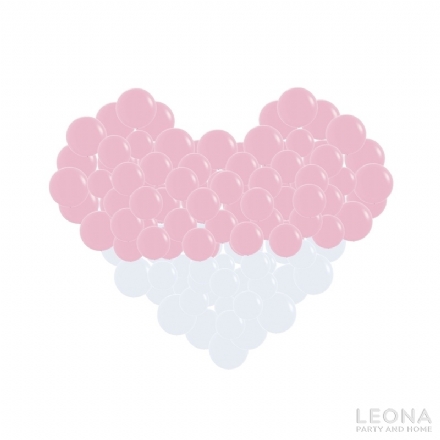 Heart Shape Balloon Garland (L） - heart shape balloon garland l - 1    - Leona Party and Home