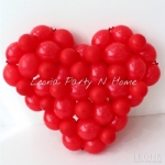 Heart Shape Balloon Garland (S） - heart shape balloon garland s - 2    - Leona Party and Home