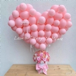 Heart Shape Balloon Garland (S） - heart shape balloon garland s - 5    - Leona Party and Home