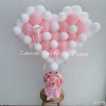 Heart Shape Balloon Garland (S） - heart shape balloon garland s - 6    - Leona Party and Home