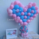 Heart Shape Balloon Garland (S） - heart shape balloon garland s - 3    - Leona Party and Home