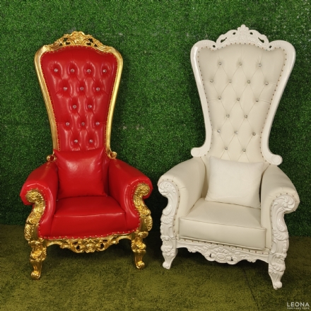 HIGH BACK ROYAL CHAIR - Leona Party and Home