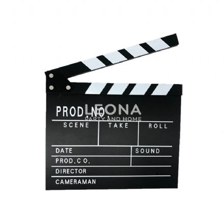 HOLLYWOOD MOVIE CLAPPER BOARD - hollywood movie clapper board - 1    - Leona Party and Home