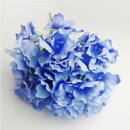 Hydrangea Bunch - Dark Blue (50cm) - hydrangea bunch   dark blue 50cm - 1    - Leona Party and Home