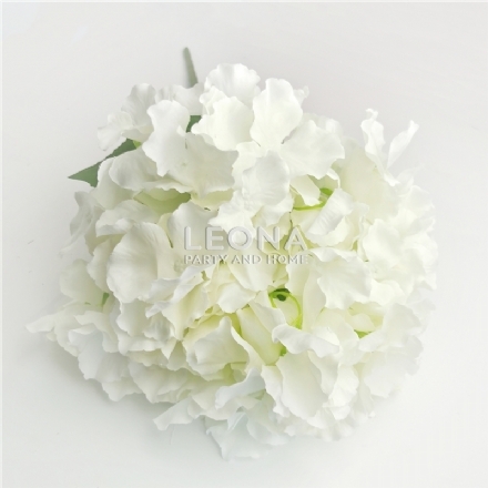Hydrangea Bunch - White (50cm) - Leona Party and Home