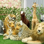 Jungle Safari Plush Animal - jungle safari plush animal - 1    - Leona Party and Home