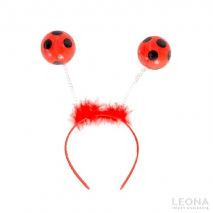 Ladybug Ball Headband - ladybug ball headband 2023818194422 - 1    - Leona Party and Home