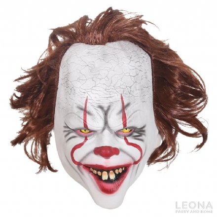 LATEX PENNYWISE MASK - Leona Party and Home