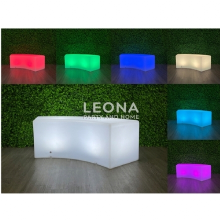 LED BENCH - led bench - 3    - Leona Party and Home