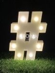 LIGHT UP LETTER - light up letter - 28    - Leona Party and Home
