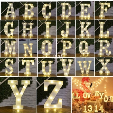 LIGHT UP LETTER - light up letter - 1    - Leona Party and Home