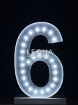 LIGHT UP NUMBER FOR HIRE - light up number for hire - 17    - Leona Party and Home