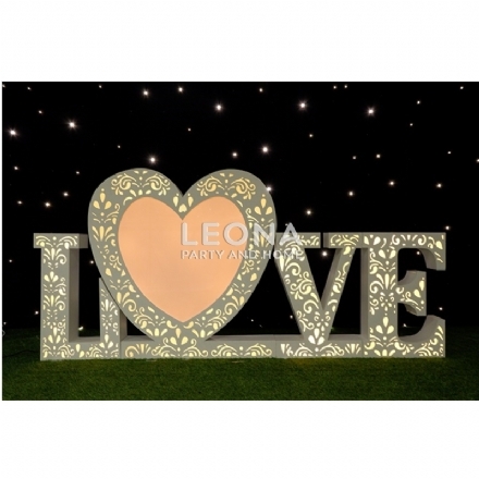 LIGHT UP PVC LOVE - Leona Party and Home