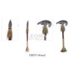 NATIVE AMERICAN PLASTIC AXE SPEAR (MIXED) - native american plastic axe spear mixed - 1    - Leona Party and Home