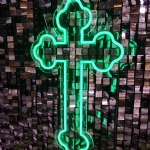 NEON CROSS (Color Changeable) - neon cross color changeable - 8    - Leona Party and Home