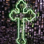 NEON CROSS (Color Changeable) - neon cross color changeable - 10    - Leona Party and Home