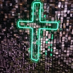 NEON CROSS (Color Changeable) - neon cross color changeable 2023810162924 - 8    - Leona Party and Home