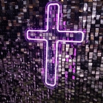 NEON CROSS (Color Changeable) - neon cross color changeable 2023810162924 - 9    - Leona Party and Home