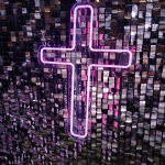 NEON CROSS (Color Changeable) - neon cross color changeable 2023810162924 - 11    - Leona Party and Home